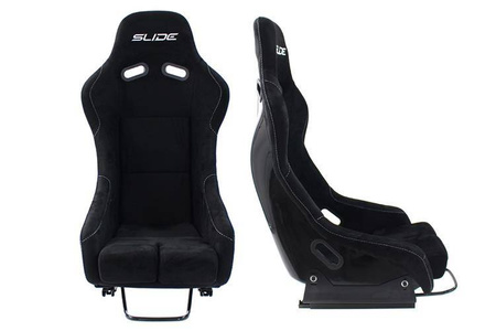 Racing seat SLIDE RS suede Black M