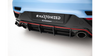 Diffuser Hyundai Veloster N Mk2 Rear Street Pro Black-Red