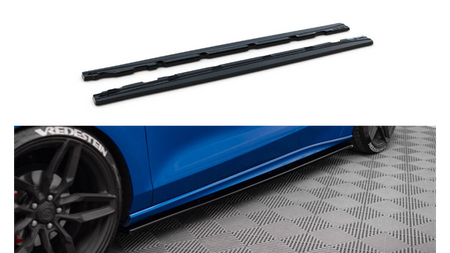 Diffuser Ford Focus IV ST ST-Line Side Skirts Gloss Black