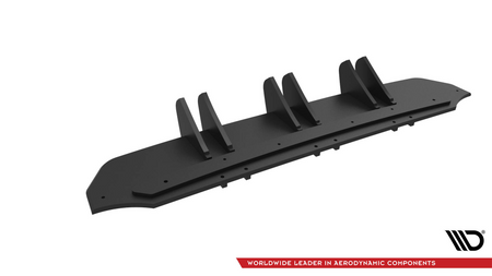 Diffuser Volkswagen Jetta GLI Mk7 Rear Street Pro Black-Red