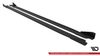 Side Skirts Audi S3 A3 8Y S-line Sportback Street Pro Facelift Black + Gloss Flaps