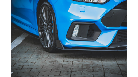 Splitter Ford Focus III RS Front Racing Durability v.2 Black-Red