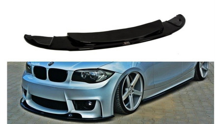 FRONT SPLITTER BMW 1 E87 M-Design Gloss Black