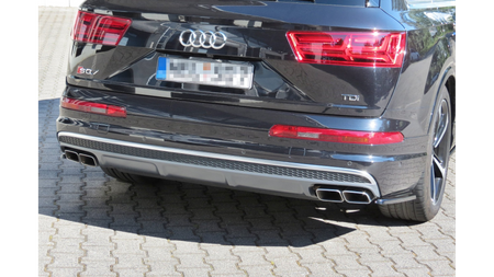 Splitter Audi Q7 4M S-Line Tył Boczne Gloss Black