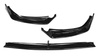 Diffuser BMW 3 G20 Front Bumper M sport Gloss Black