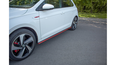 Diffuser Volkswagen Polo VI GTI Side Skirts Gloss Black