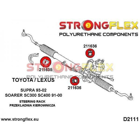 Steering rack bush kit