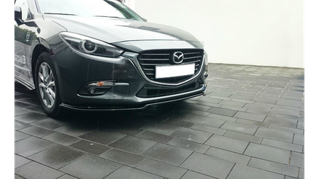 Splitter Mazda 3 III Facelift Front v.1 Gloss Black