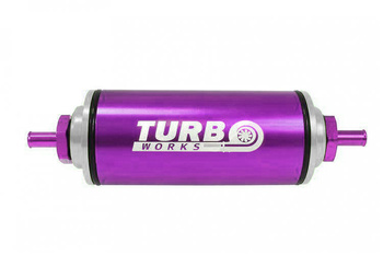 TurboWorks Fuel Filter 8,6mm Purple