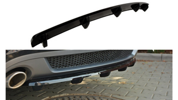 Splitter Audi A5 8T S-Line Tył Środkowy z Dyfuzorem Gloss Black