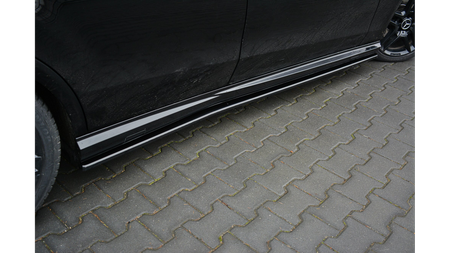 Diffuser Mercedes-Benz E63 AMG W212 Side Skirts Gloss Black