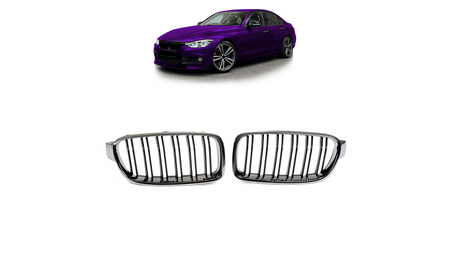 Grill BMW 3 F30 F31 Dual Line Chrome & Black