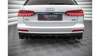 Dokładka Audi A6 C8 S-Line Zderzak Tył + atrapa wydechu Chrome