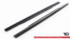 Diffuser Audi S8 D4 Side Skirts v.1 Gloss Black