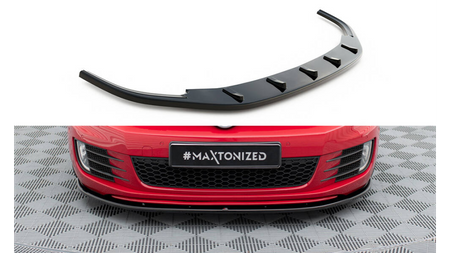 Splitter Volkswagen Golf VI GTI przód v.2 Gloss Black