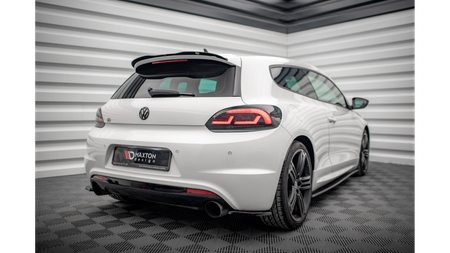 Splitter Volkswagen Scirocco III R Tył Boczne Gloss Black