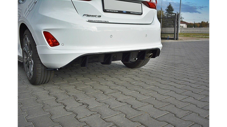 Diffuser Ford Fiesta VIII ST ST-Line Rear Valance Gloss Black