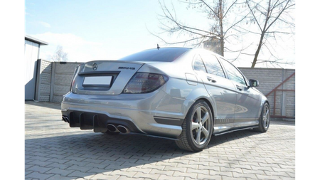 Diffuser Mercedes-Benz C W204 Facelift v.1 Rear