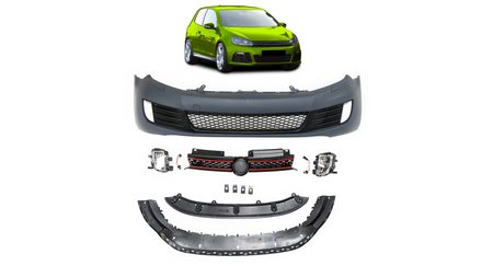 Bumper Volkswagen Golf VI Front SRA Fog light DAMAGE