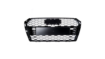 Grill Audi A4 B9 Gloss Black PDC