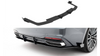 Dyfuzor Audi A5 F5 Facelift Tył Street Pro Black-Red + Gloss Flaps