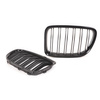 Grill BMW X1 E84 podwójne żeberka Gloss Black