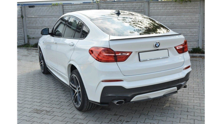 Splitter BMW X4 G02 M-Pack Tył Środkowy Bez Dyfuzora Gloss Black