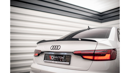 Spoiler Cap Audi A4 B9 Facelift Gloss Black