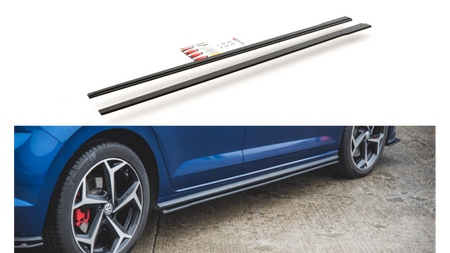 Diffuser Volkswagen Polo VI GTI Side Skirts Racing Black