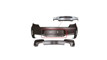 Zderzak BMW 1 E81 E87 Tył z dyfuzorem