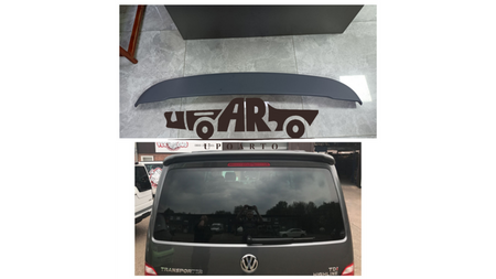 Spoiler Volkswagen Transporter T6 Gloss Black