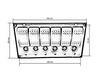 Switch 12/24V IP68 (ON)-OFFx1, ON-OFFx5, 3B 5A, 2B 10A, 1B 15A