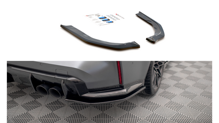 Splitter BMW 3 G80 M-Pack Rear Side v.2 Gloss Black