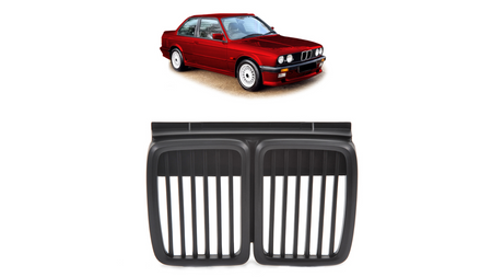Grill BMW 3 E30 Single Line Matt Black
