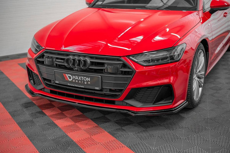 Splitter Audi A7 C8 S-Line Front v.1 Gloss Black