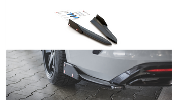 Splitter Skoda Octavia IV RS Rear Side v.2 + Flaps Gloss Black