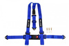 Racing seat belts Slide 3p 2" Blue E4 Homologation