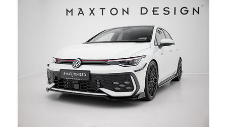 Splitter Volkswagen Golf GTI GTE R-Line Mk8 Facelift Flaps Front v.3