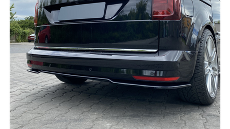 Splitter Volkswagen Caddy IV Tył Środkowy Gloss Black