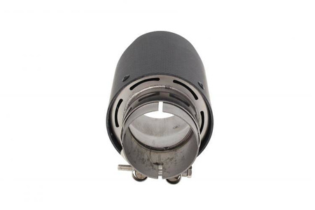 Końcówka tłumika 101mm wejście 76mm Carbon Mat