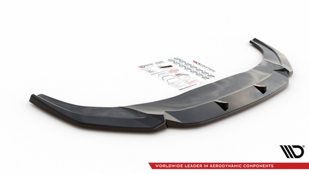 Splitter Audi Q3 F3 Sportback S-Line Front v.1 Gloss Black