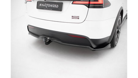 Splitter Tesla Model X Mk1 Facelift Tył Środkowy z Dyfuzorem v.2