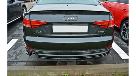 Przedłużenie Spoilera Audi A4 S-Line B9 Gloss Black