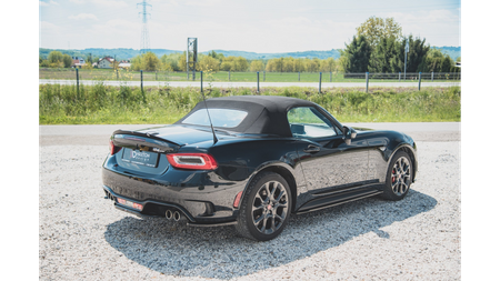 Splitter Fiat 124 Spider Abarth Tył Boczne Gloss Black