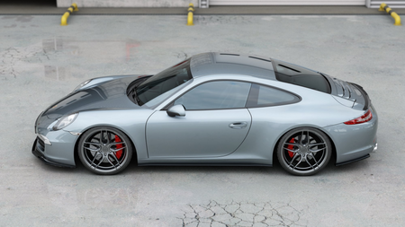 Diffuser Porsche 911 Carrera 991 Side Skirts Gloss Black