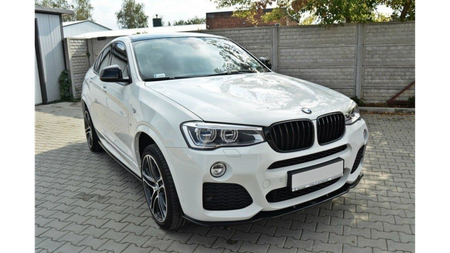 Splitter BMW X4 G02 M-Pack przód Gloss Black