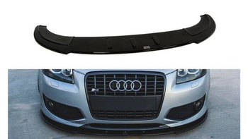 Splitter Audi S3 8P przód Gloss Black