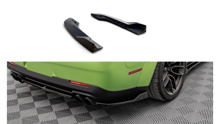 Splitter Dodge Challenger III SRT Hellcat Rear Side Gloss Black