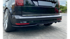 Splitter Volkswagen Caddy IV Rear Central with Diffuser Gloss Black