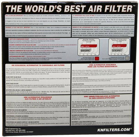 K&N Panel Filter 33-2957